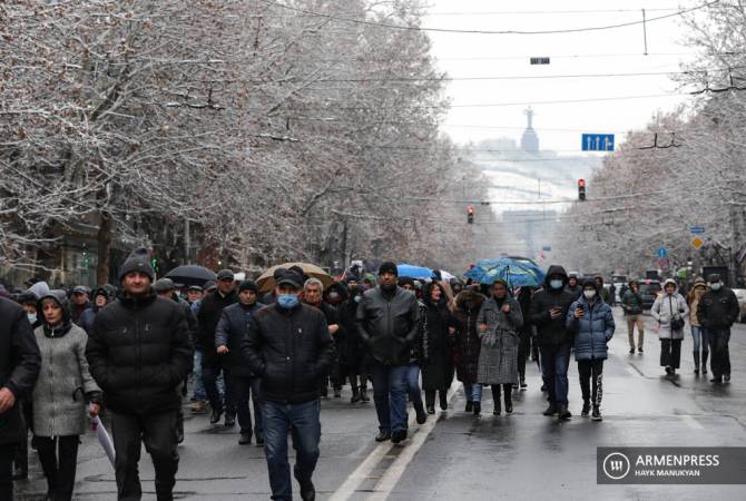 Երևանում անհնազանդության ակցիաներ են, կան փակ փողոցներ 

