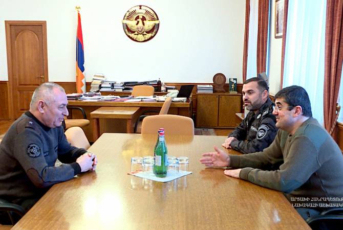 Армения и Арцах обсудили направления сотрудничества по вопросам преодоления 
чрезвычайных ситуаций

