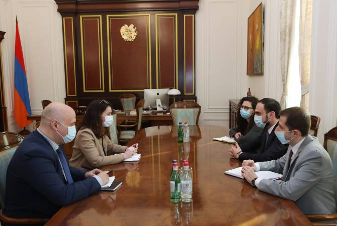 Вице-премьер Тигран Авинян принял регионального директора ЕБРР по Кавказу