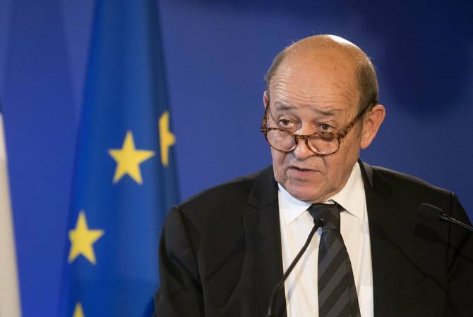 Ֆրանսիայի ԱԳ նախարարը երկխոսության կոչ է արել ՀՀ վարչապետի կողմնակիցներին 
ու ընդդիմությանը