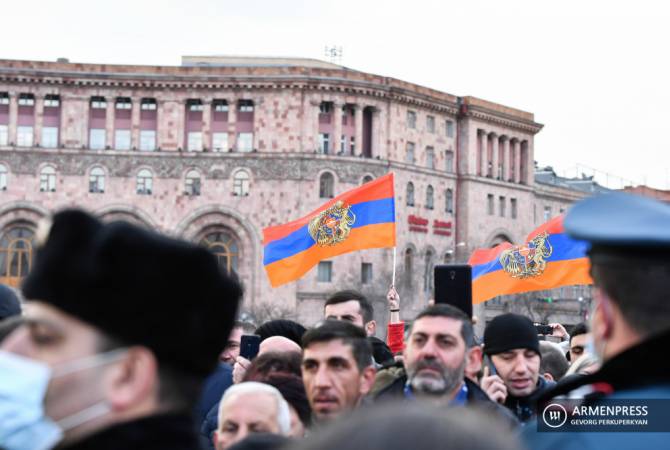 Министерство внутренних дел Арцаха опровергает участие арцахцев в митинге в Ереване

