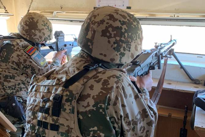 Հրամանատարությունը ստուգել է Աֆղանստանում հայկական խաղաղապահ զորախմբի 
պատրաստվածությունը
