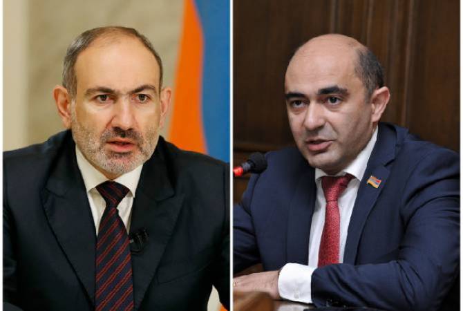رئيس الوزراء باشينيان يقترح على رئيس كتلة «أرمينيا النيرة»ماروكيان اللقاء ومناقشة الانتخابات المبكرة