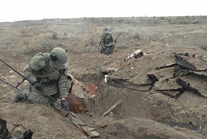 ՌԴ խաղաղապահները Լեռնային Ղարաբաղում ականազերծել են շուրջ 1558 հա տարածք