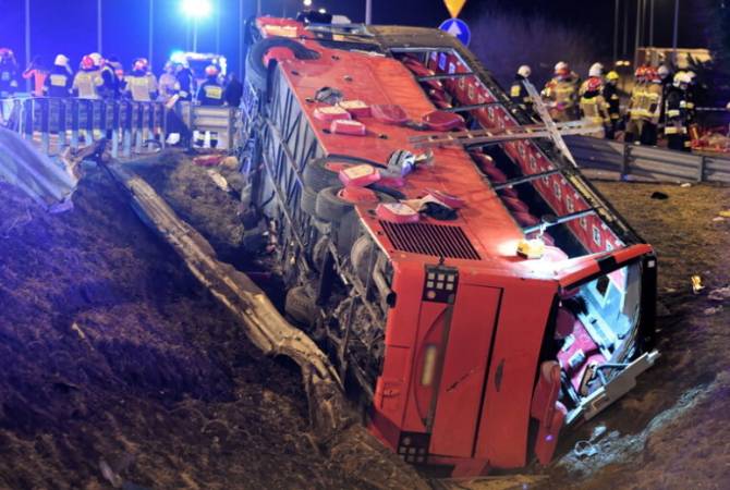 Լեհաստանում ուկրաինական ավտոբուսի վթարի արդյունքում զոհվել է 6 մարդ

