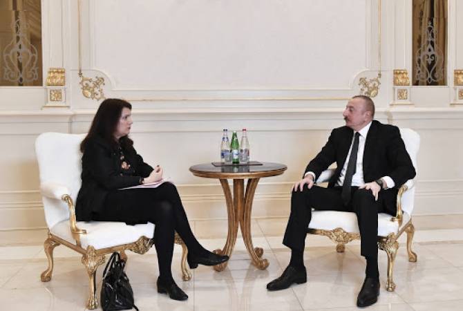 Ильхам Алиев на встрече с Анн Линде отметил значение ОБСЕ в решении карабахского 
конфликта


