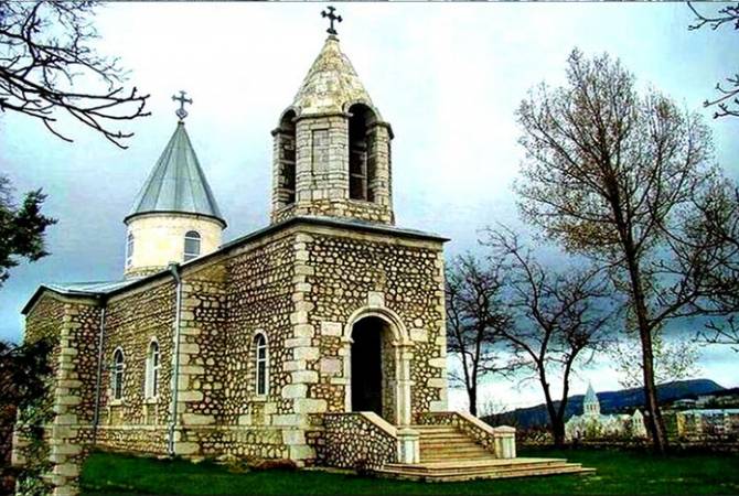 Artsakh’s FM says destruction of Shushi’s Kanach Zham Church demonstration of Azerbaijani 
fascism