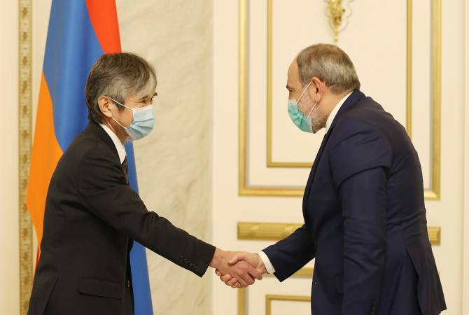استقبل رئيس الوزراء نيكول باشينيان يستقبل سفير اليابان بأرمينيا جون يامادا الذي أكمل مهمته وبحث 
تعميق التعاون 