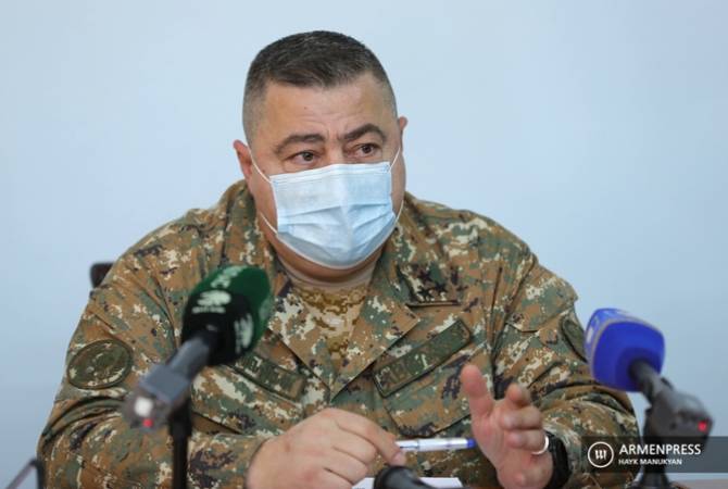 Actuellement, 150 patients atteints de coronavirus sont traités dans les forces armées de la 
République d'Arménie