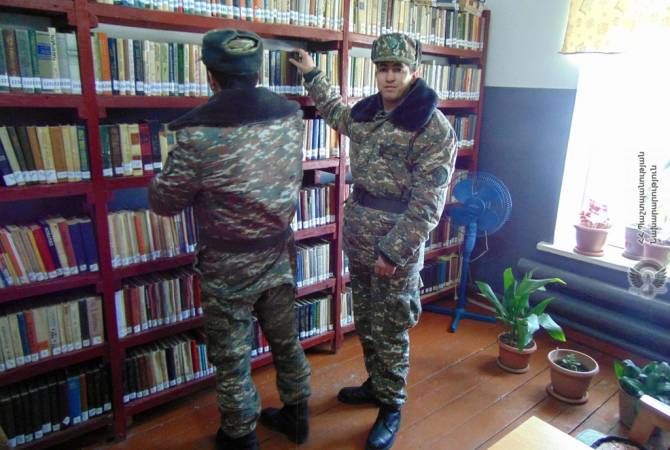 ՀՀ-ում և Արցախում տեղակայված զորամասերի գրադարանները կհամալրվեն գրքերով