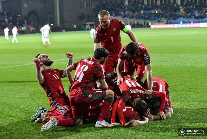 Третья подряд победа сборной Армении в рамках отборочного цикла ЧМ-2022  

