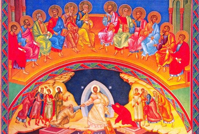 Армянская Апостольская Церковь празднует чудесное Воскресение Иисуса Христа