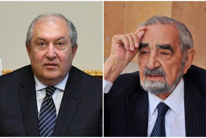President Sarkissian offers condolences over death of Hirair Hovnanian