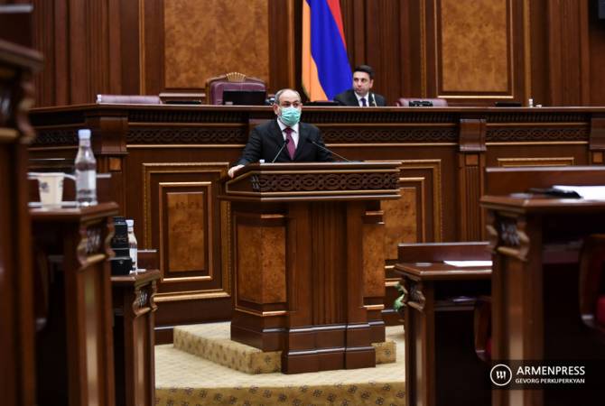 Pashinyan presents the terms of his resignation and the procedures following it