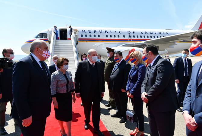 Armenian President’s official visit to Georgia kicks off