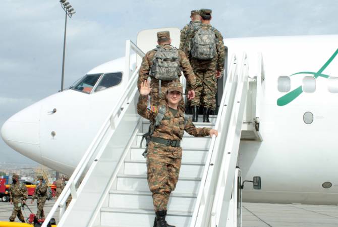 Armenian peacekeeping unit departs for Lebanon