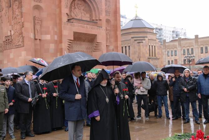 Մոսկվայում հարգանքի տուրք է մատուցվել Հայոց ցեղասպանության զոհերի 
հիշատակին


