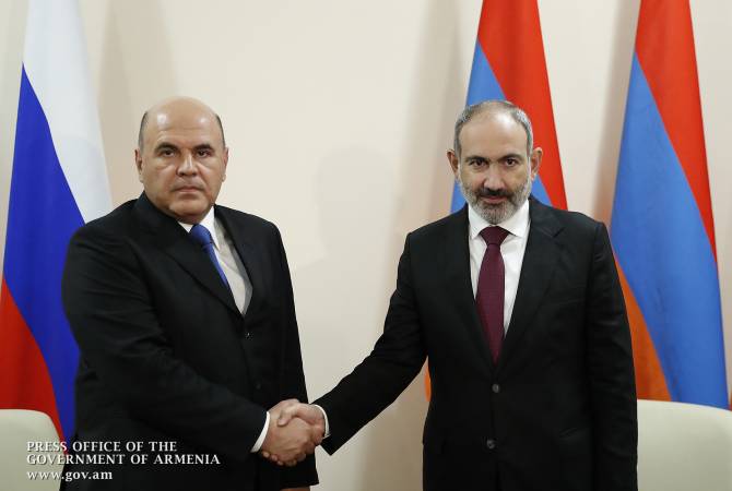 Moscow highly values allied and strategic relations with Yerevan: PM Mishustin tells Pashinyan 