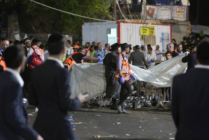 СМИ: 44 человека погибли во время религиозного праздника на севере Израиля
