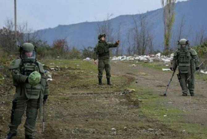 Խաղաղապահները Լեռնային Ղարաբաղում ականազերծել են շուրջ 2 064 հա տարածք