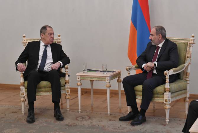 Pashinyan to hold meeting with Russian FM in Yerevan 