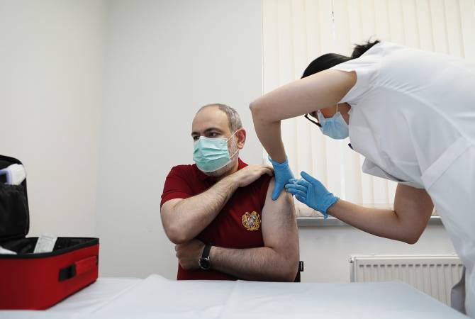 Pashinyan says feels well after COVID-19 vaccination 