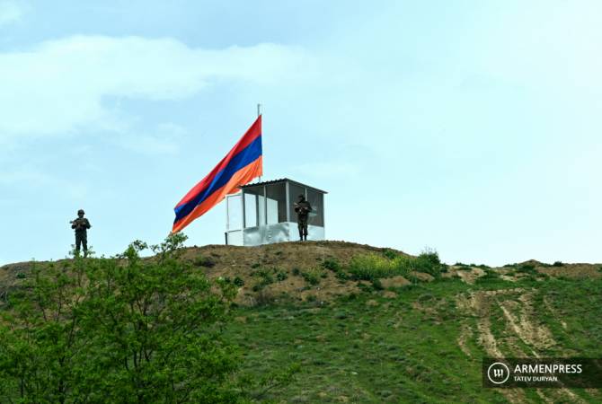 На армяно-азербайджанской границе пограничных происшествий не зафиксировано

