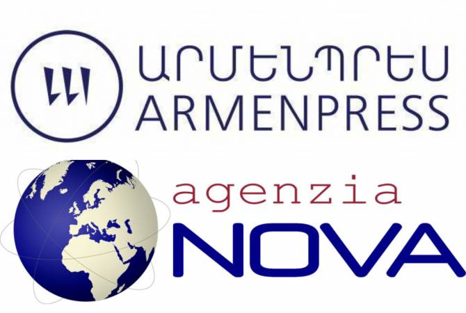 وكالة الأنباء الرسمية الأرمينية للأنباء-أرمنبريس-وأكبر وكالة أنباء إيطالية-نوفا-توقعان على اتفاقية تعاون