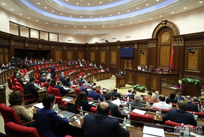 Armenian parliament adopts bill on amendments to the Electoral Code at 1st reading