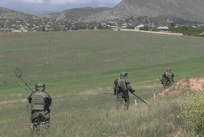  Миротворцы в Нагорном Карабахе разминировали около 2087 га  