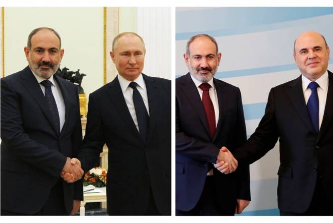 Pashinyan sends congratulatory messages to Putin, Mishustin on the occasion of the Victory