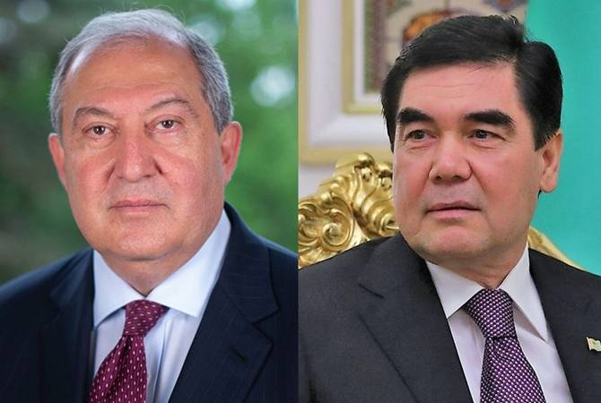 Президента Армена Саркисяна поздравил президент Туркменистана