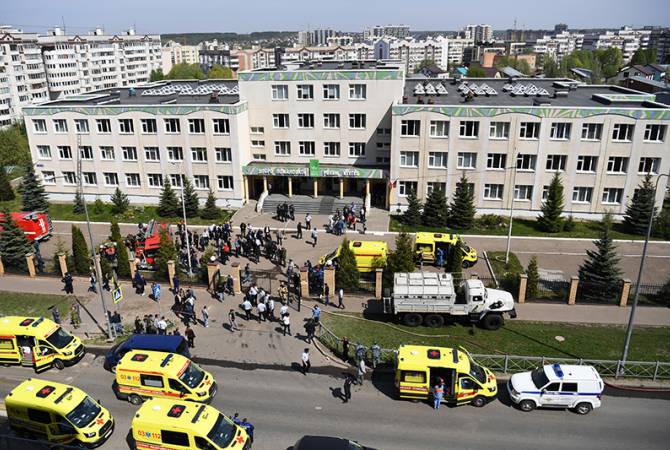 МИД Армении выразило соболезнования родным погибших в результате стрельбы в 
казанской школе

