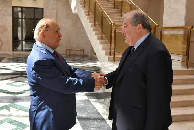 Armenian President, Moscow State University Rector highlight educational-scientific cooperation