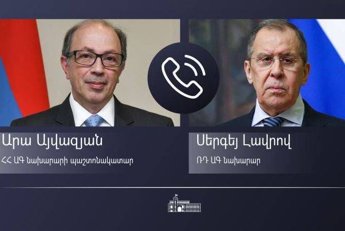 Ара Айвазян проинформировал Лаврова о недавнем инциденте на государственной 
границе Армении

