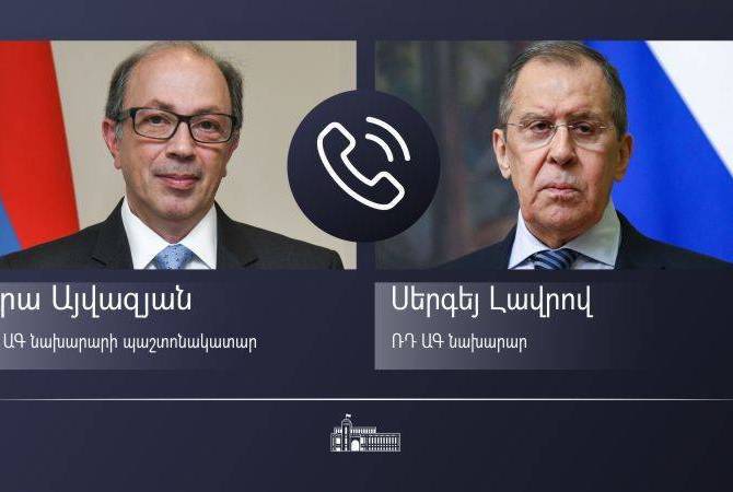 Armenian FM emphasizes inadmissibility of encroachments on Armenian territory talking with 
Lavrov