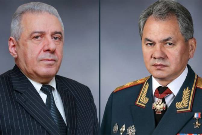 Armenian military controls entire terrain and servicemen in areas of Azeri incursion – Defense 
Minister tells Shoygu  
