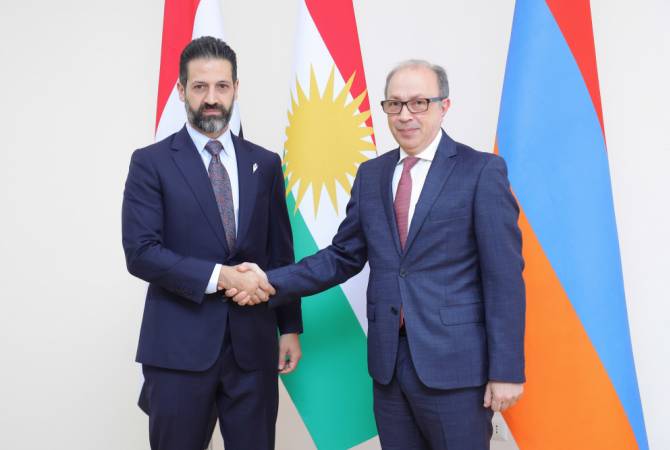 Армения готова к углублению взаимовыгодного многопланового сотрудничества с 
Иракским Курдистаном