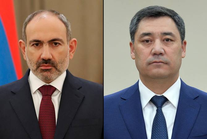 Nikol Pashinyan a eu un entretien téléphonique avec le Président du Kirghizistan