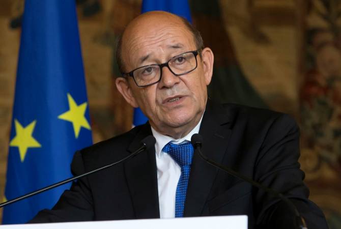 وزير خارجية فرنسا يدعو للتوصل إلى اتفاف لانسحاب القوات الأذرية من أراضي أرمينيا ويقول-فرنسا 
ملتزمة بوحدة أراضي أرمينيا-