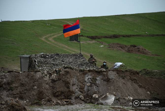 500-600 Azeri troops still illegally located on Armenian territory