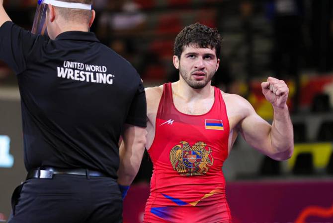 عضو منتخب أرمينيا للمصارعة الرومانية مالخاس أمويان يحرز بطولة أوروبا تحت 23 عام في فئة 72 كغ