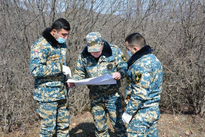 Les sauveteurs d'Artsakh ont repris les recherches des restes des soldats tombés  
 
