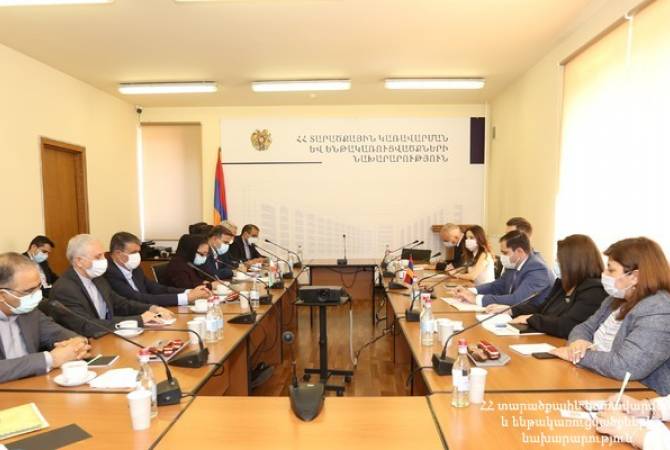 Սուրեն Պապիկյանը իրանցի գործընկերոջ հետ քննարկել է «Պարսից ծոց-Սև ծով» 
տրանսպորտային միջանցքի նախագծի կյանքի կոչման հարցը 