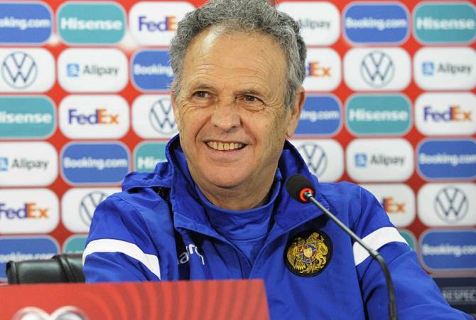 Хоакин Капаррос обнародовал список игроков, приглашенных в сборную Армении

