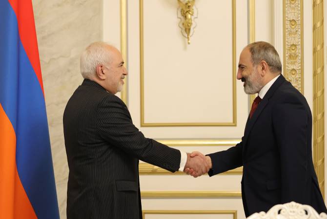 الحوار بين أرمينيا وإيران له أهمية استراتيجية-باشينيان في لقاءه بظريف بيريفان-