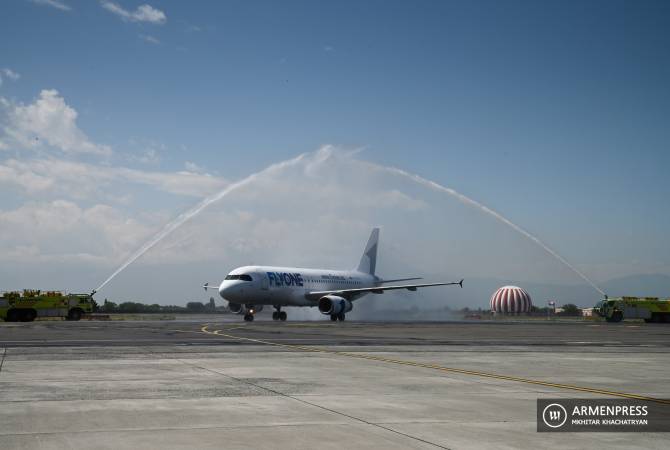 Հայկական նոր ավիափոխադրող  FlyOne Armenia ընկերությունն ամռանը 
նախատեսում է իրականացնել առաջին թռիչքը

