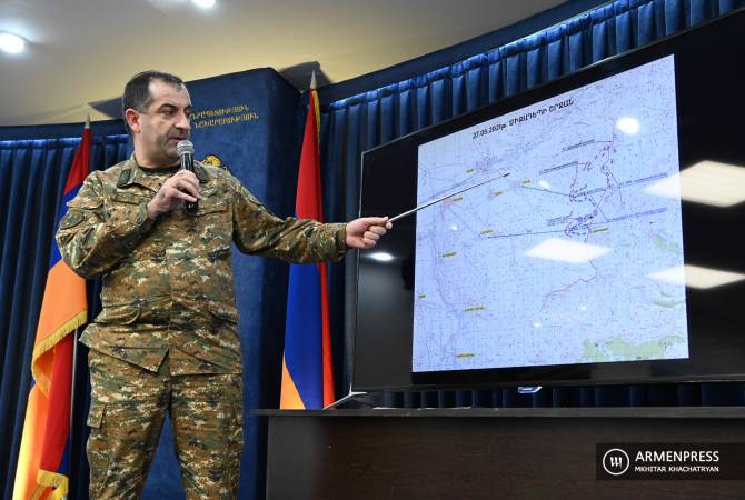 ما يصل إلى 1000جندي أذربيجاني معتدي يتمركزون حالياً بشكل غير قانوني داخل أراضي أرمينيا-نائب 
رئيس أركان القوات الأرمينية