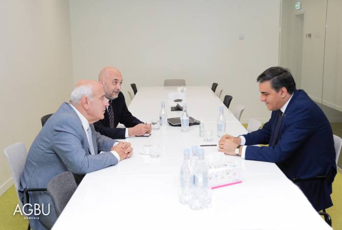 Armenian Ombudsman discusses Azerbaijani war crimes with AGBU executives