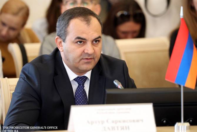 Будет подписан меморандум о сотрудничестве между генеральными прокуратурами 
Армении и РФ

